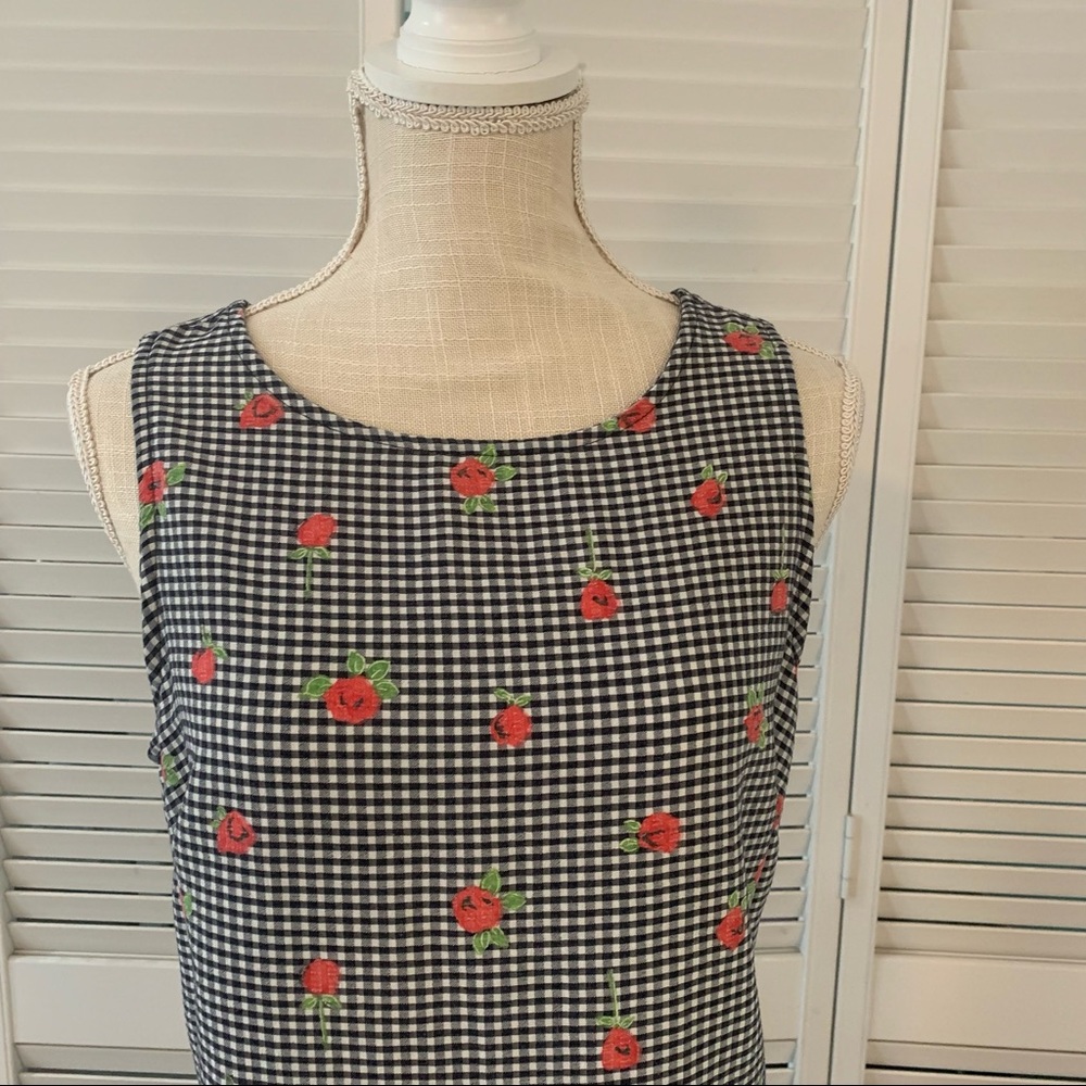 Concepts Design Floral and Check Dress